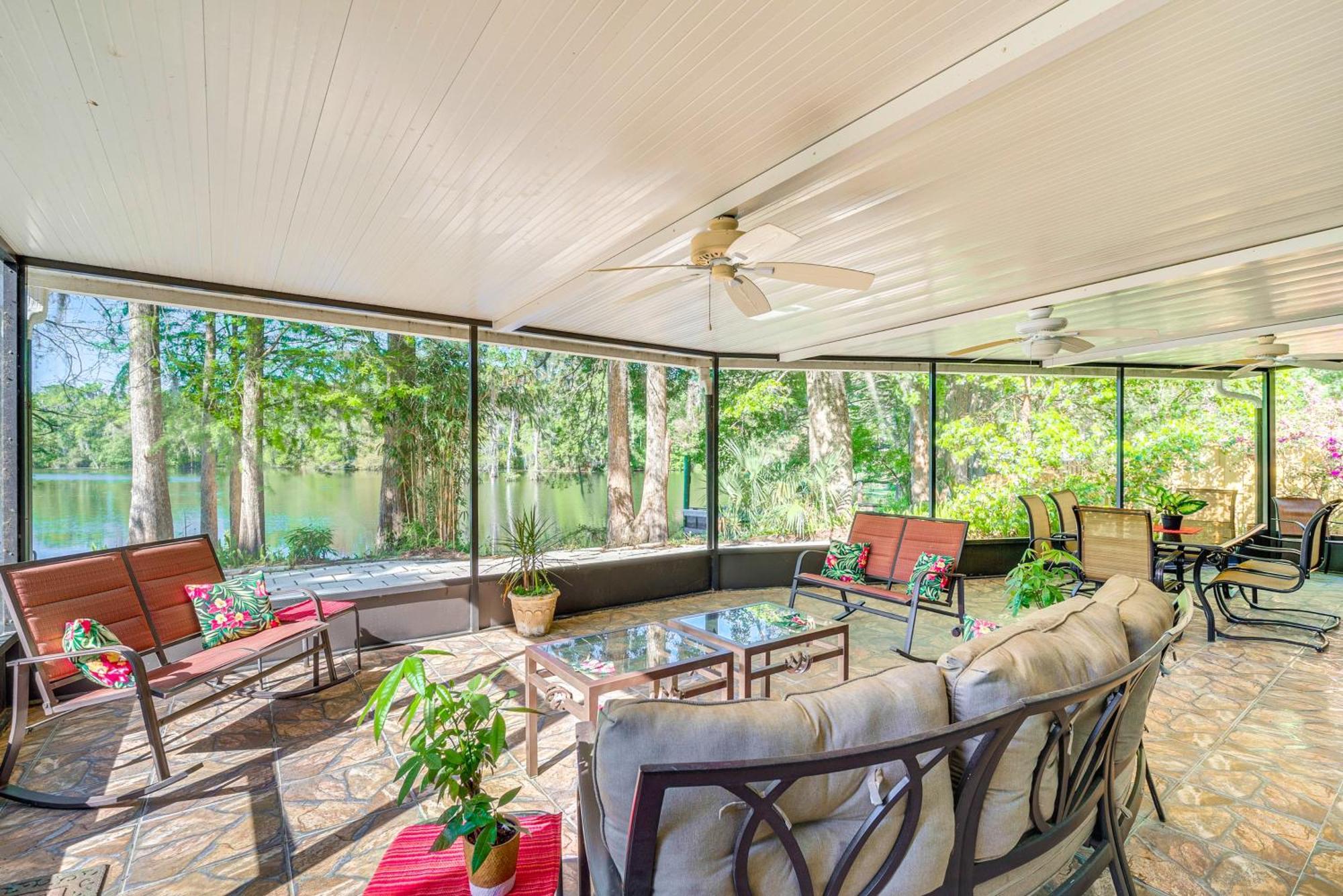 Waterfront Dunnellon Home With Private Dock And Lanai! Exteriér fotografie